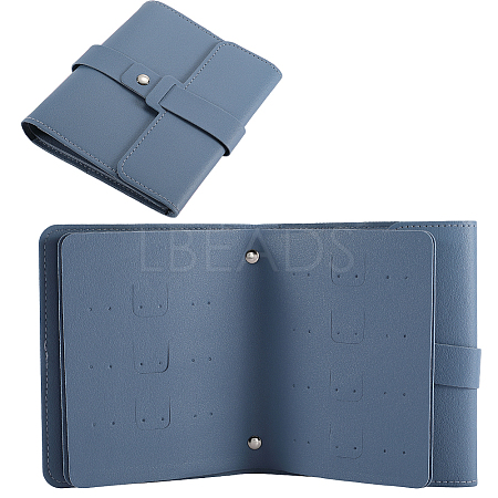 1PC PU Imitation Leather Earring Storage Bags ABAG-CN0001-41C-1