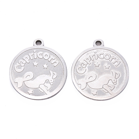 Non-Tarnish 201 Stainless Steel Pendants STAS-R106-01-1