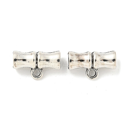Tibetan Style Alloy Tube Beads FIND-M011-15C-AS-1