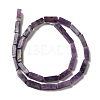 Natural Lepidolite/Purple Mica Stone Beads Strands G-E612-C05-A-3