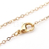 Beach Style Brass Pendant Necklaces NJEW-JN03333-5