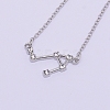 Alloy Rhinestone Pendants Necklaces NJEW-WH0007-02I-2