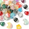 12Pcs 4 Styles Transparent Resin Beads RESI-YW0005-79-2