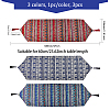 3Pcs 3 Colors Ethnic Style Cotton Hemp Table Runners DIY-CA0005-88-2
