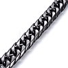304 Stainless Steel Curb Chains Bracelets BJEW-E346-06B-2
