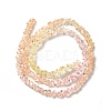 Transparent Glass Bead Strands GLAA-H023-02A-3