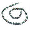 Natural Dioptase Round Beads Strands G-E569-Q01-A-2