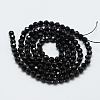 Natural Black Spinel Beads Strands X-G-E366-07-3mm-3