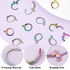 60Pcs 2 Style 304 Stainless Steel Leverback Earring Findings STAS-CN0001-17-3