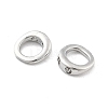 Brass Ring Charm Connectors KK-M306-04P-3