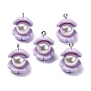 Opaque Resin Pendants RESI-P043-01P-08-1
