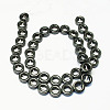 Non-magnetic Synthetic Hematite Beads Strands X-G-S081-14mm-2