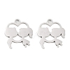 316 Surgical Stainless Steel Charms STAS-C096-09B-P-1