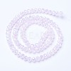 Electroplate Glass Beads Strands X-EGLA-A034-J8mm-B04-2