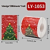 200Pcs Christmas Theme Paper Self-Adhesive Stickers DIY-M070-02J-1