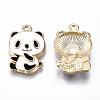 Eco-Friendly Alloy Enamel Pendants X-ENAM-Q437-011-NR-3