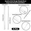 6Pcs Stainless Steel Blank Cuff Bangles MAK-BBC0001-32P-2