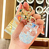 Acrylic Luminous Into Oil Canister Pendant Keychains LUMI-PW0004-018B-2