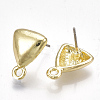 Alloy Stud Earring Findings PALLOY-T065-07-2