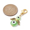 Ecil Eye Angel Resin Pendant Decorations HJEW-JM01514-01-3