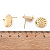 Brass Studs Earring Findings KK-K382-16B-G-3