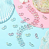 100Pcs Transparent UV Plating Acrylic Beads PACR-PA0001-03-5