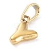 316L Surgical Stainless Steel Charms STAS-G315-01G-Y-2