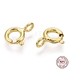 925 Sterling Silver Spring Ring Clasps STER-T004-81B-G-4