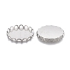 Tarnish Resistant 304 Stainless Steel Cabochon Settings STAS-P249-16C-P-2