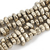 Electroplate Non-magnetic Synthetic Hematite Beads Strands G-T061-102M-1