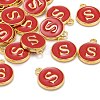 Golden Plated Alloy Enamel Charms LS-ENAM-S118-03S-4