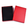 Rhombus Textured Cardboard Jewelry Boxes CBOX-T006-01D-1