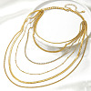 Alloy Multi Layered Necklaces for Women PW-WGFF90E-01-4