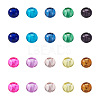 Craftdady 100Pcs 10 Colors Transparent Glass European Beads GLAA-CD0001-12-2