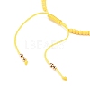 Lampwork Evil Eye & Glass Beaded Bracelet BJEW-JB08367-02-5
