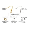 80Pcs 2 Color Iron Earring Hooks DIY-FS0004-37-6