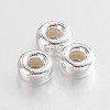 Rondelle 925 Sterling Silver Spacer Beads STER-N013-01D-1