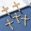 SHEGRACE Brass Clear Cubic Zirconia Pendants XGRQ3K113-566G-4