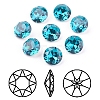 Pointed Back & Back Plated K9 Glass Rhinestone Cabochons RGLA-J012-10mm-379-1
