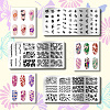 Stainless Steel DIY Nail Art Templates MRMJ-WH0092-004-3