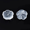 Transparent Frosted Glass Beads GLAA-Q089-003-B001-4