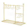 SUPERFINDINGS Iron Doll Clothes Rack & Hangers DJEW-FH0001-16A-1