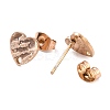 Ion Plating(IP) 304 Stainless Steel Stud Earring Findings STAS-I183-05A-RG-3