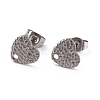 Non-Tarnish 304 Stainless Steel Stud Earring Findings STAS-I183-08A-P-2