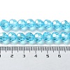 Electroplate Glass Bead Strands EGLA-R015-8mm-12-2