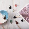 10Pcs 10 Style Natural & Synthetic Gemstone Pendants G-SZ0001-85-4