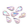 Pointed Back Glass Rhinestone Cabochons RGLA-T014-8x13mm-01-1