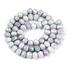 Ombre Effect Dyed Glass Beads Strands GLAA-C023-02B-A-2