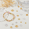 360Pcs 12 Styles Alloy & Brass Bead Caps FIND-HS0001-89-5