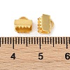 304 Stainless Steel Ribbon Crimp Ends STAS-E471-05H-G-3